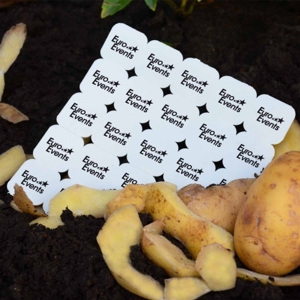 Breekmunten biologisch afbreekbaar uit aardappelzetmeel